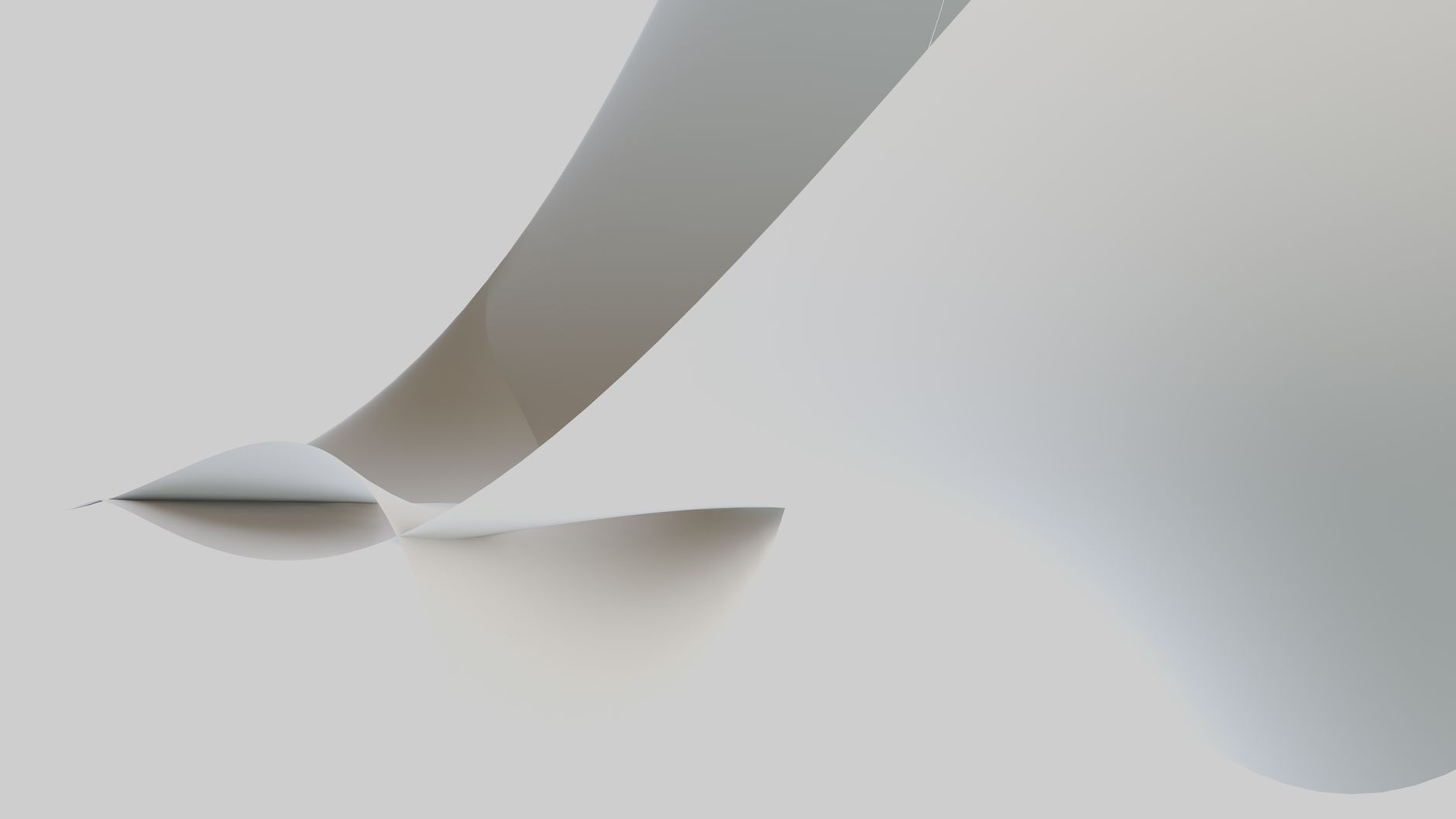 Soft, pale abstract curves